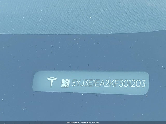 5YJ3E1EA2KF301203 Tesla Model 3 Long Range/mid Range/standard Range/standard Range Plus