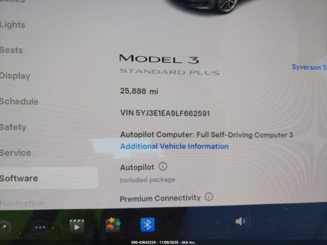 2020 TESLA MODEL 3 5YJ3E1EA9LF662591 Photo 6