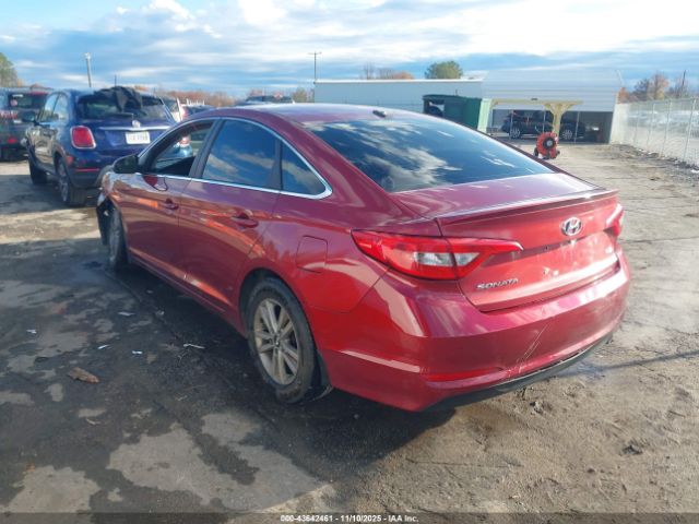 2015 HYUNDAI SONATA 5NPE24AF5FH201947 Photo 2