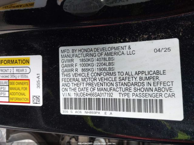 2025 ACURA INTEGRA 19UDE4H66SA017192 Photo 8