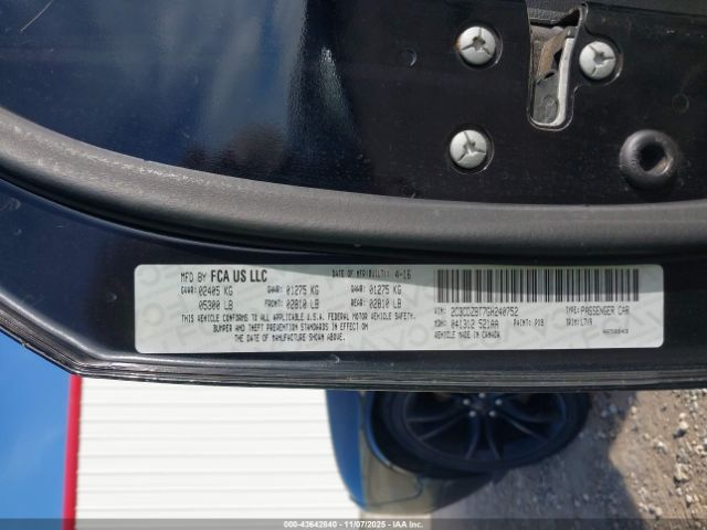 2016 DODGE CHALLENGER 2C3CDZBT7GH240752 Photo 8