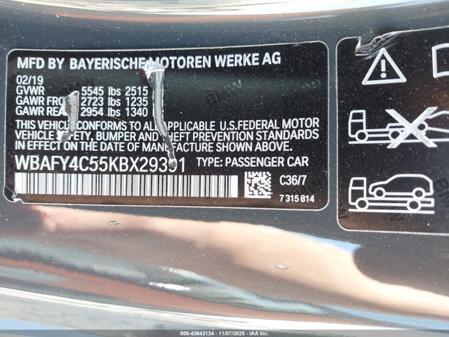 2019 BMW M850I WBAFY4C55KBX29391 Photo 8