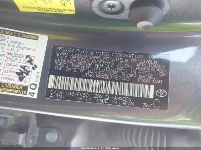 2020 TOYOTA C-HR JTNKHMBX2L1067440 Photo 8