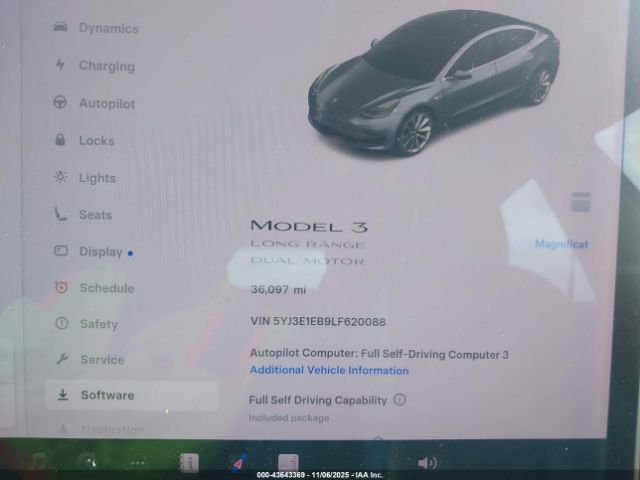 2020 TESLA MODEL 3 5YJ3E1EB9LF620088 Photo 6