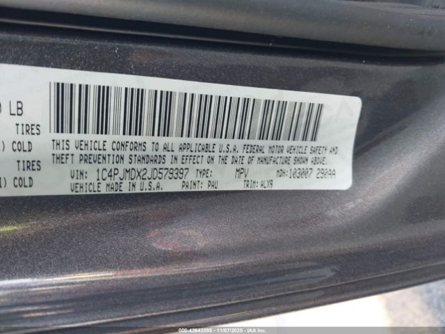 2018 JEEP CHEROKEE 1C4PJMDX2JD579397 Photo 8