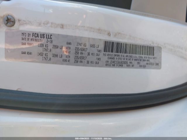 2018 CHRYSLER PACIFICA 2C4RC1EG0JR228226 Photo 8