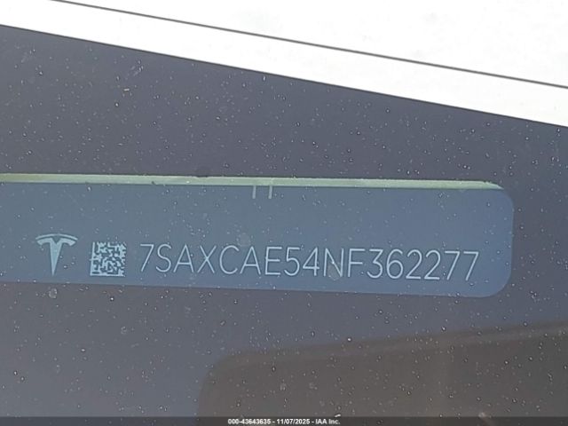 2022 TESLA MODEL X 7SAXCAE54NF362277 Photo 8