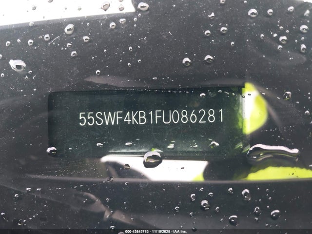 Aukcja sprzedaży 2015 Mercedes-benz C 300 4matic, vin: 55SWF4KB1FU086281, numer aukcji: 43643763
