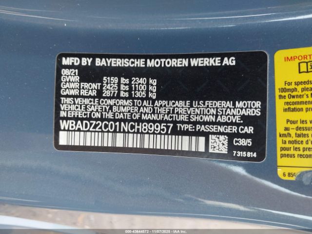 2022 BMW 840 WBADZ2C01NCH89957 Photo 8