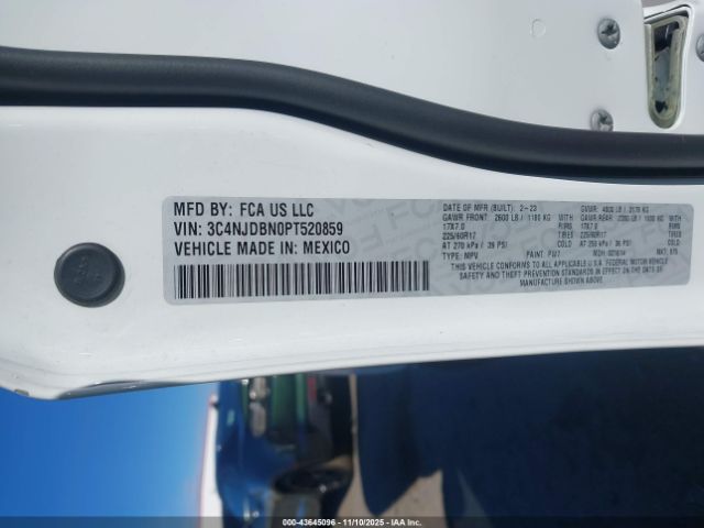 2023 JEEP COMPASS 3C4NJDBN0PT520859 Photo 8