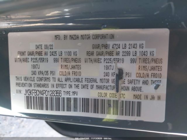 2023 MAZDA CX-5 JM3KFBCM4P0128356 Photo 8