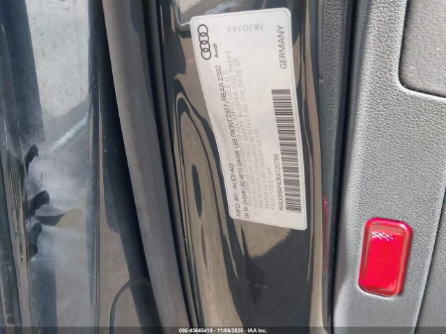 2019 AUDI A4 WAUGMAF40KA120796 Photo 8