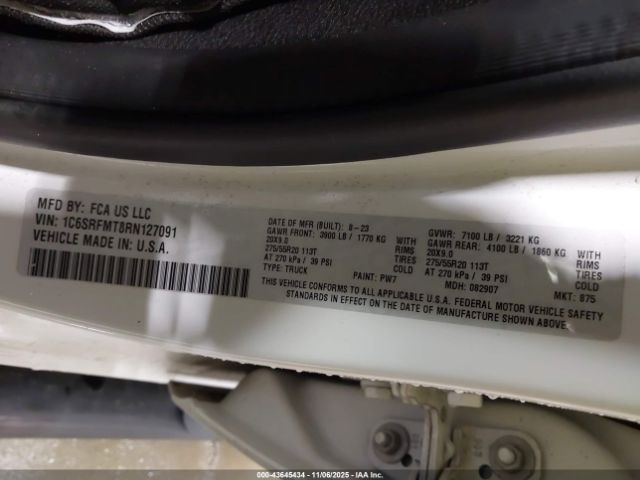 2024 RAM 1500 1C6SRFMT8RN127091 Photo 8