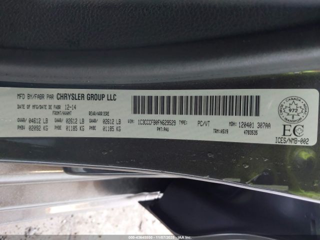 2015 CHRYSLER 200 1C3CCCFB0FN629529 Photo 8