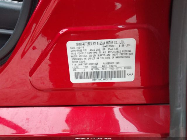 2018 INFINITI Q50 JN1FV7AR7JM700225 Photo 8