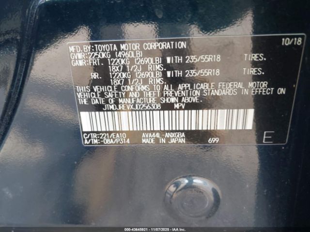 2018 TOYOTA RAV4 HYBRID JTMDJREVXJD256308 Photo 8