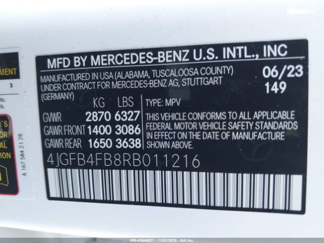 2024 MERCEDES-BENZ GLE 350 4JGFB4FB8RB011216 Photo 8