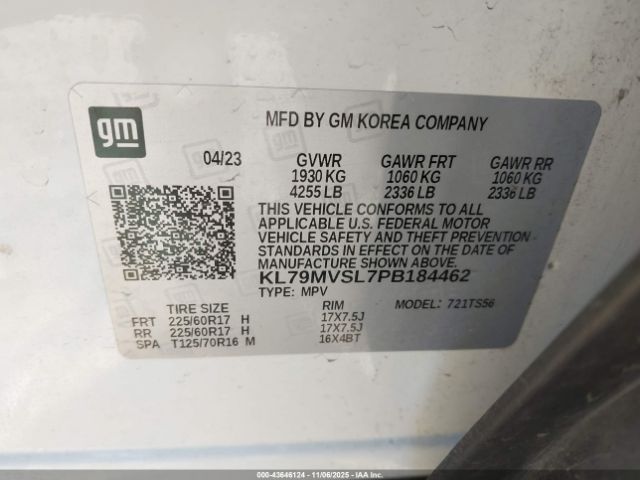 2023 CHEVROLET TRAILBLAZER KL79MVSL7PB184462 Photo 8