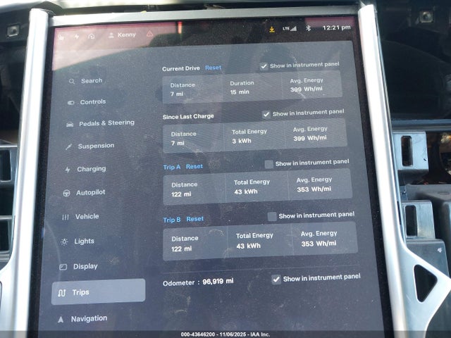 2015 TESLA MODEL S 5YJSA1H43FF082531 Photo 6