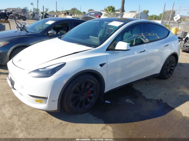 2022 TESLA MODEL Y 7SAYGDEF4NF391443 Photo 1