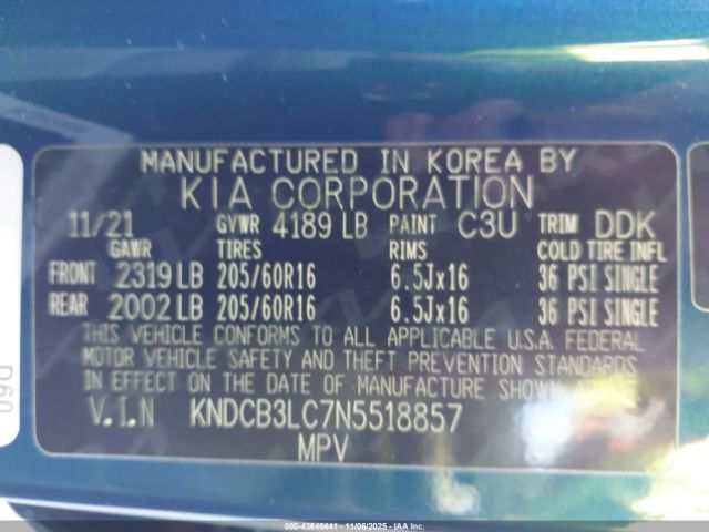 2022 KIA NIRO KNDCB3LC7N5518857 Photo 8