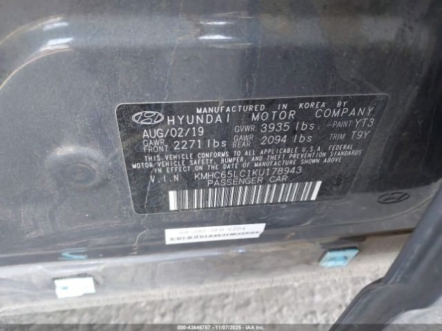 2019 HYUNDAI IONIQ HYBRID KMHC65LC1KU178943 Photo 8