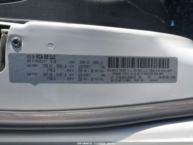 2018 DODGE GRAND CARAVAN 2C4RDGEGXJR336725 Photo 8