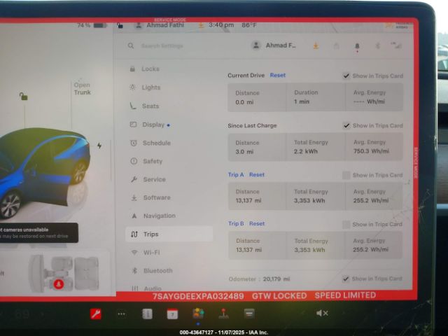2023 TESLA MODEL Y 7SAYGDEEXPA032489 Photo 6