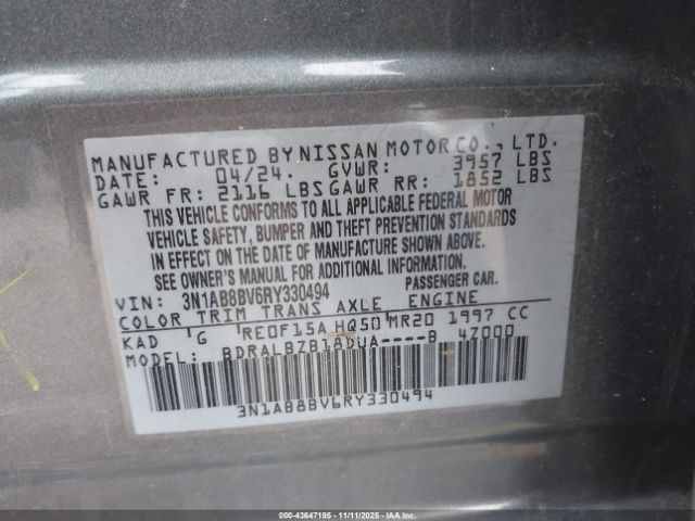 2024 NISSAN SENTRA 3N1AB8BV6RY330494 Photo 8