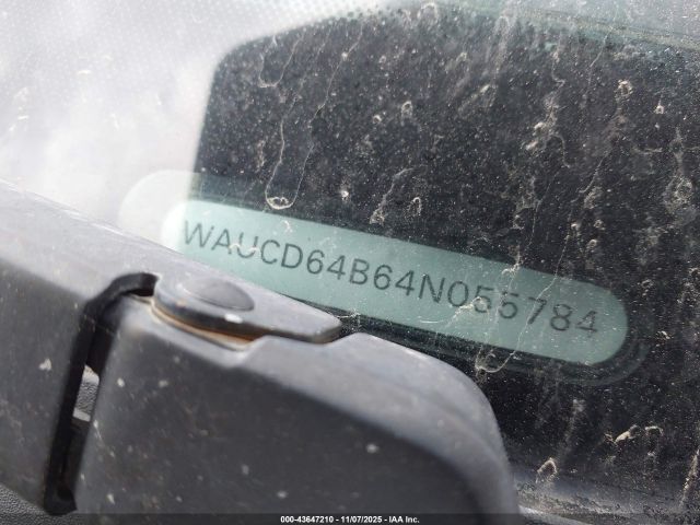 2004 AUDI A6 WAUCD64B64N055784 Photo 8