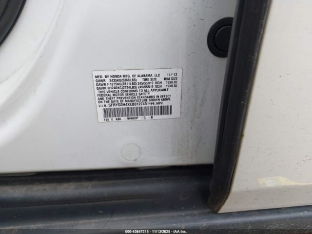 2014 ACURA MDX 5FRYD3H4XEB012745 Photo 8