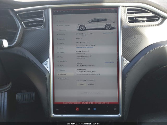2015 TESLA MODEL S 5YJSA1E13FF120186 Photo 6