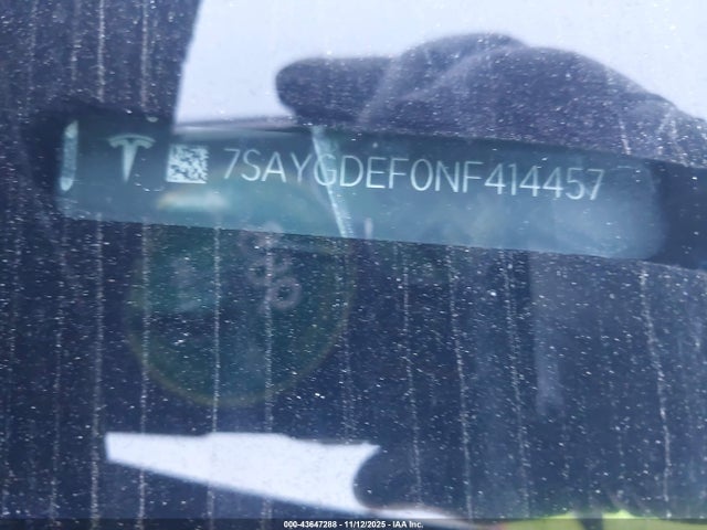 2022 TESLA MODEL Y 7SAYGDEF0NF414457 Photo 8