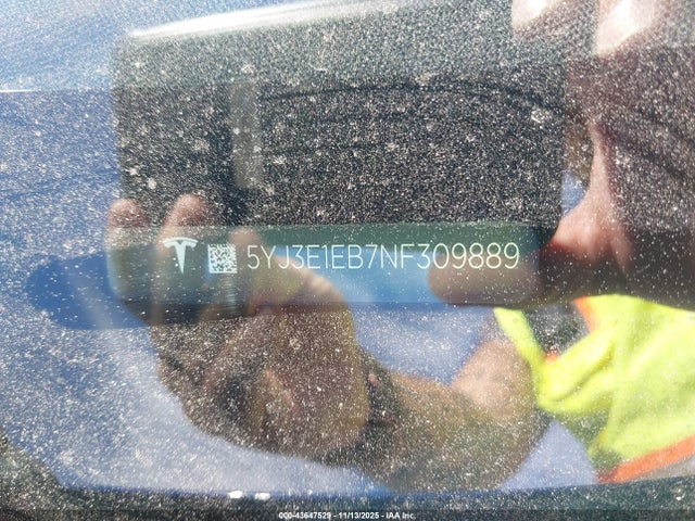 2022 TESLA MODEL 3 5YJ3E1EB7NF309889 Photo 8