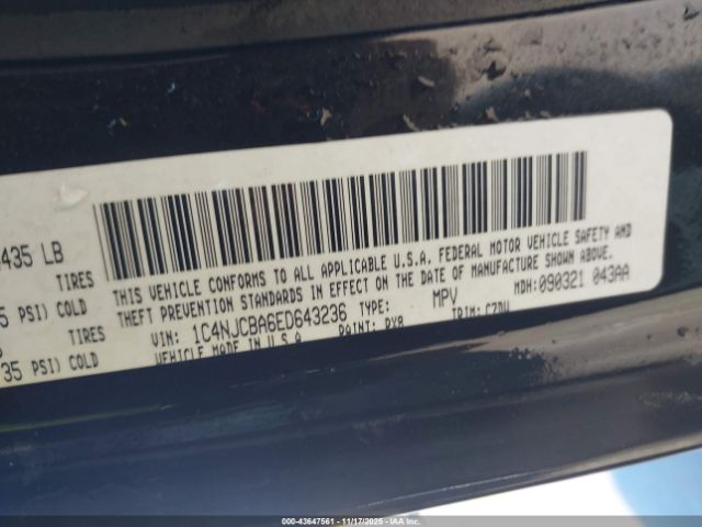 2014 JEEP COMPASS 1C4NJCBA6ED643236 Photo 8