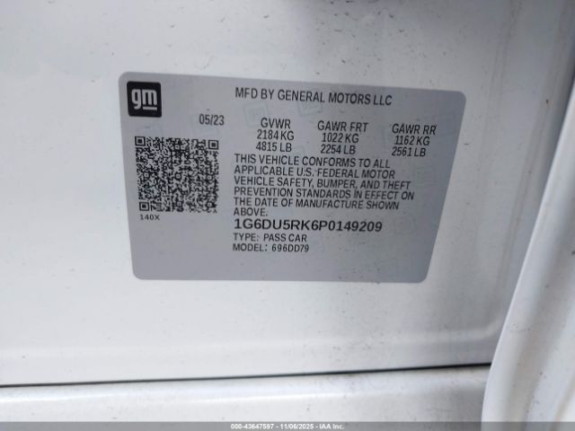 2023 CADILLAC CT5 1G6DU5RK6P0149209 Photo 8