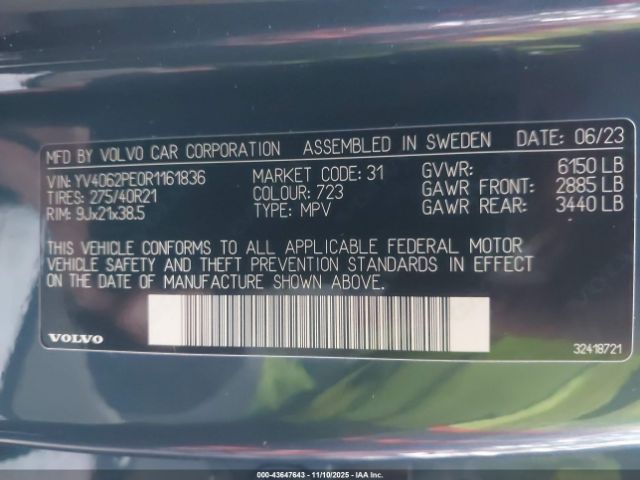 2024 VOLVO XC90 YV4062PE0R1161836 Photo 8