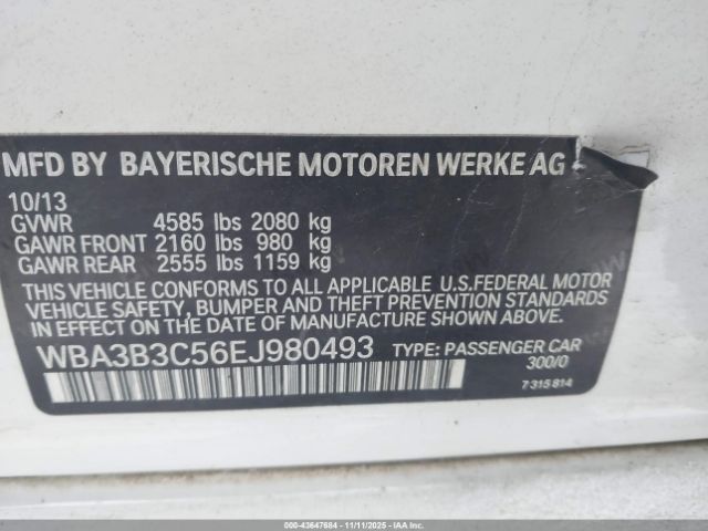 2014 BMW 328I WBA3B3C56EJ980493 Photo 8