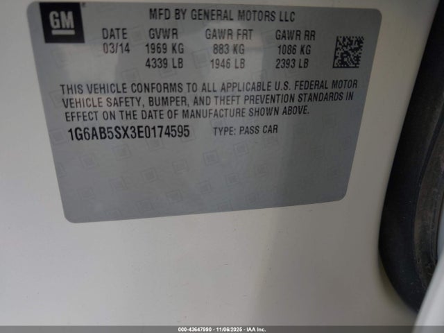 2014 CADILLAC ATS 1G6AB5SX3E0174595 Photo 8