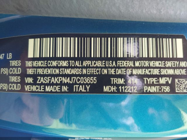 2018 ALFA ROMEO STELVIO ZASFAKPN4J7C03655 Photo 8