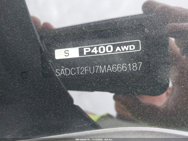 2021 JAGUAR F-PACE SADCT2FU7MA666187 Photo 8