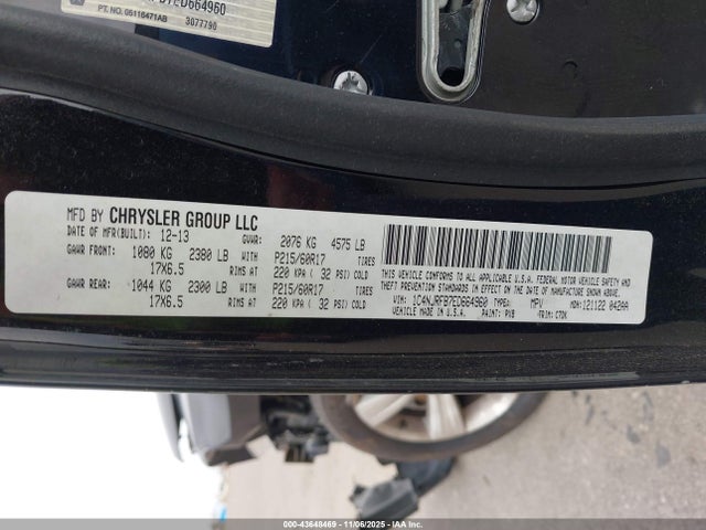 1C4NJRFB7ED664960 Jeep Patriot Latitude