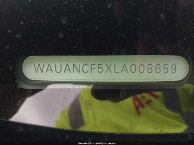 2020 AUDI A5 SPORTBACK WAUANCF5XLA008659 Photo 8