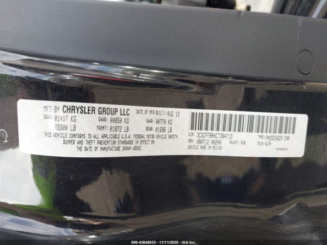 2012 FIAT 500 3C3CFFBRXCT384715 Photo 8