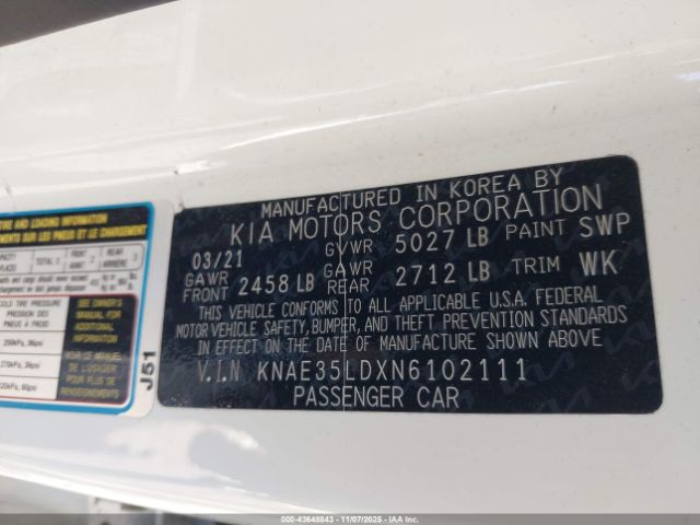 2022 KIA STINGER KNAE35LDXN6102111 Photo 8