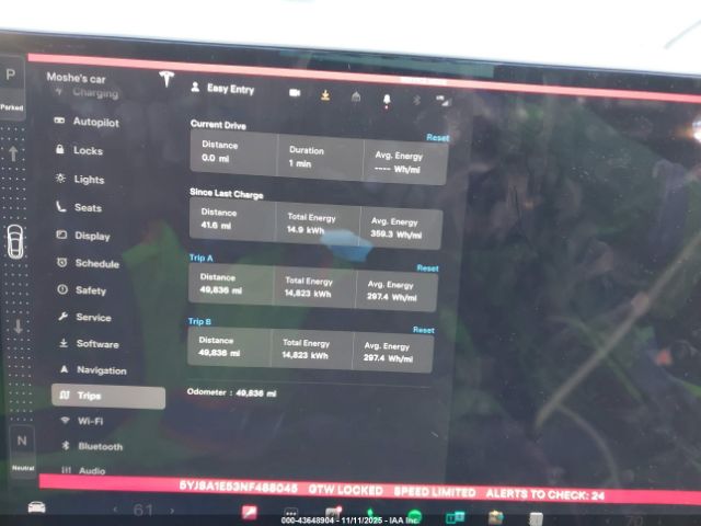 2022 TESLA MODEL S 5YJSA1E53NF488045 Photo 6