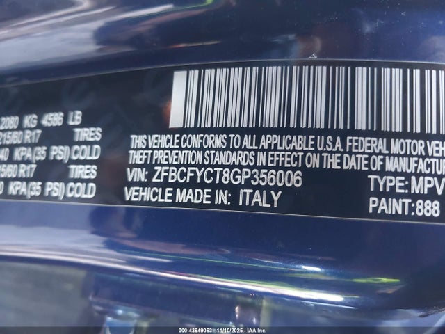 2016 FIAT 500X ZFBCFYCT8GP356006 Photo 8