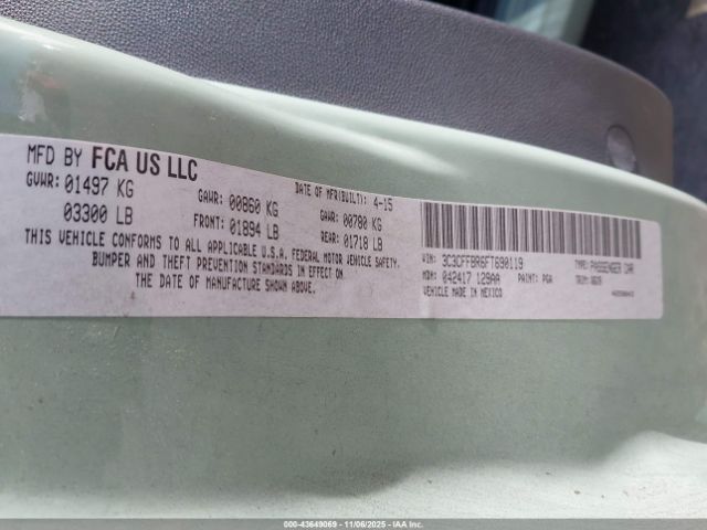 2015 FIAT 500 3C3CFFBR6FT690119 Photo 8