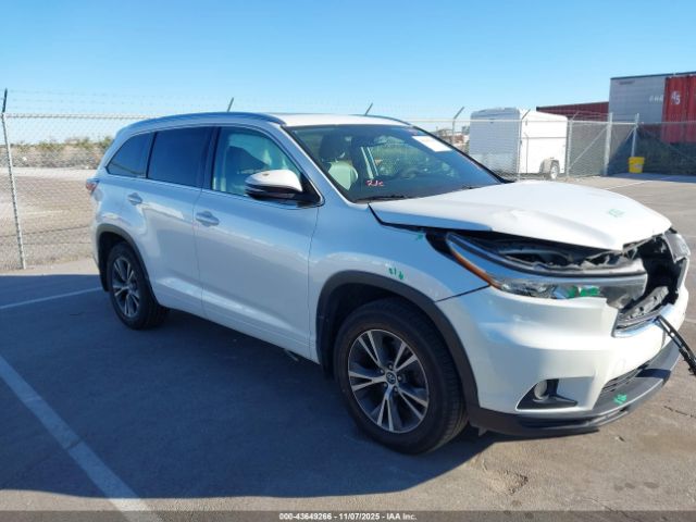 2016 TOYOTA HIGHLANDER 5TDJKRFH7GS316356