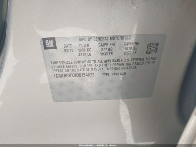 2013 CADILLAC ATS 1G6AB5RX9D0154677 Photo 8